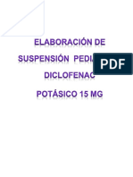 Solucion Pedriatica Diclofenac Modificada