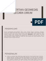 Pengertian Geomedis Secara Umum