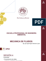 Plan de Clase Sesion 04.01 Mecanica de Fluidos PDF