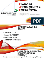 Treinamento Simulado Pae Ecovias