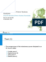 1 Introduction To Power System Analysis