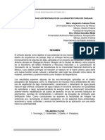 Nuevas Tecnologías Sustentables en La Arquitectura de Paisaje.