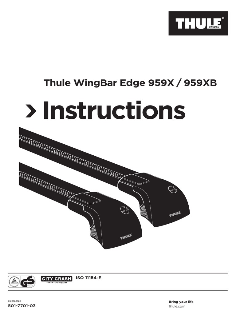 Thule WingBar Edge 959x v03 PDF | PDF