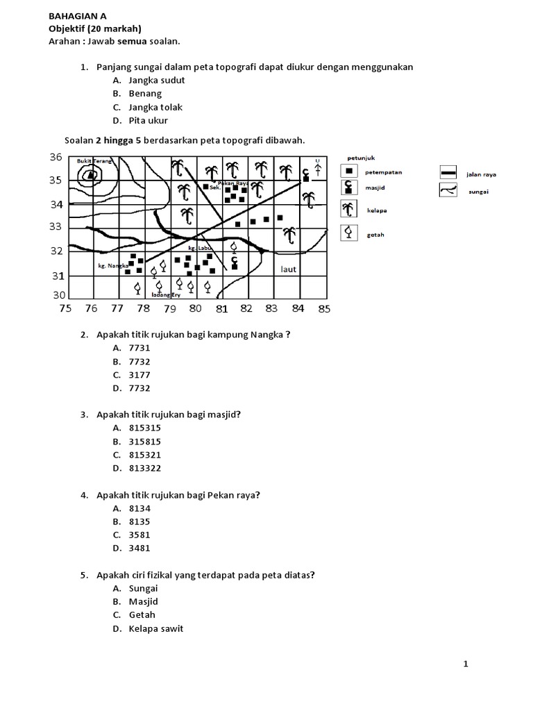 Soalan Struktur Geografi Tingkatan 1 Kssm Tiramisu Rem