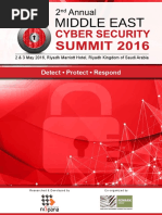 Cyber Security Saudi Brochure 2016 Delegates