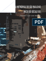 Metropole de SP No Inicio Do Seculo XXI PDF