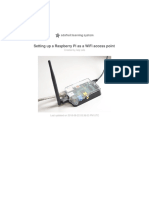 Setting Up A Raspberry Pi As A Wifi Access Point PDF