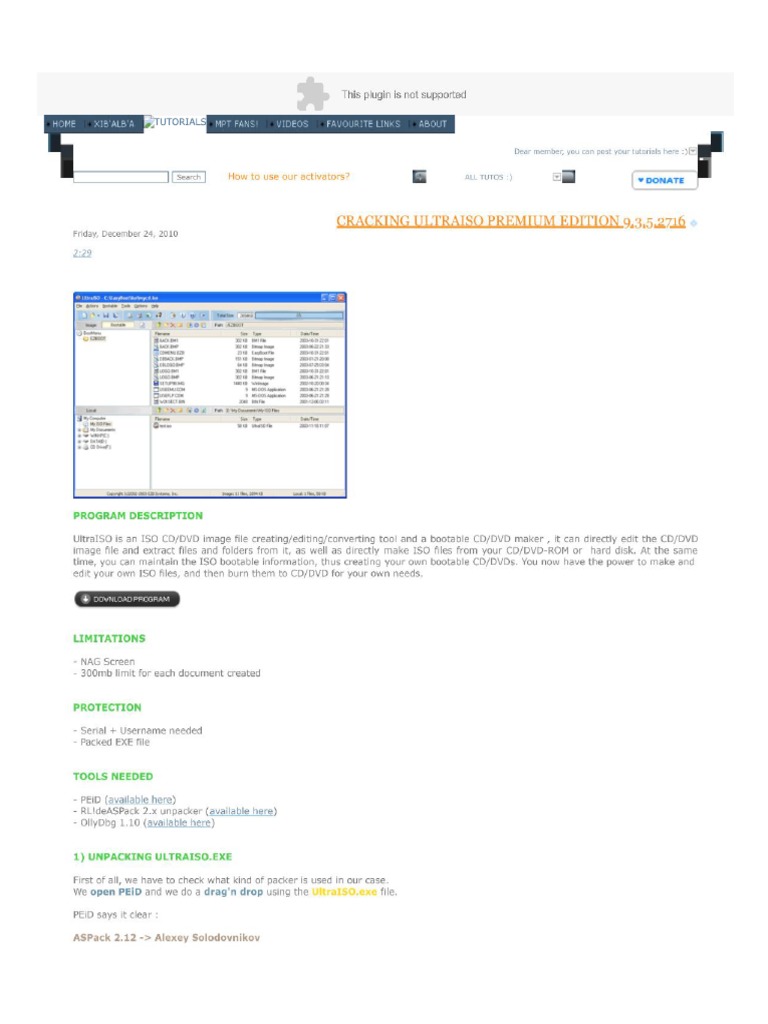 Cracking UltraISO Premium Edition 9.3.5.2716 | PDF | Science | Engineering