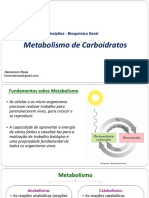 Carboidratos - Metabolismo