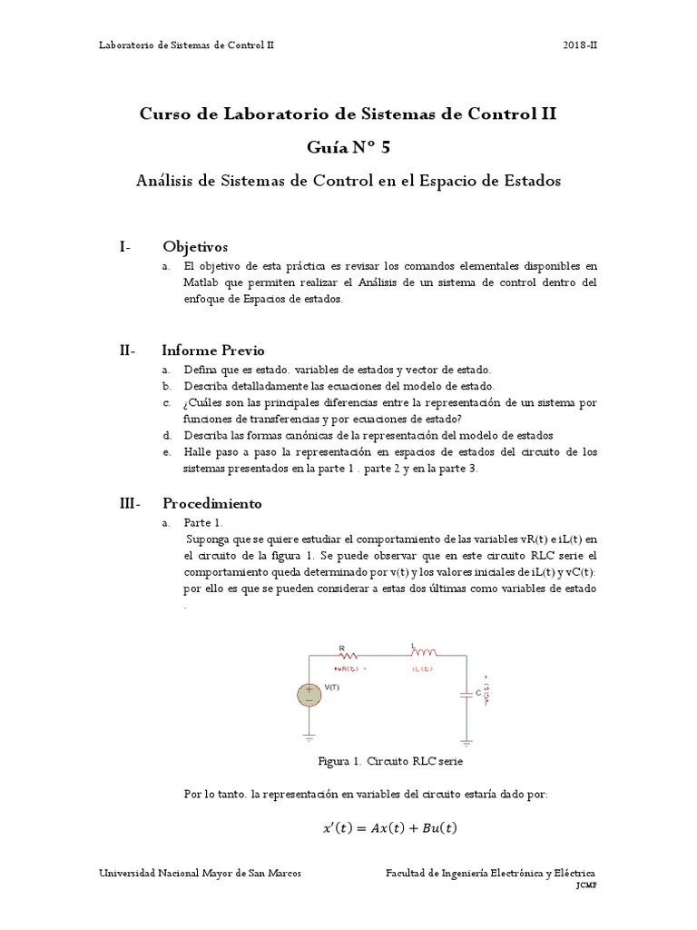 Análisis de Sistemas de Control en Matlab | PDF | Sistema de control ...
