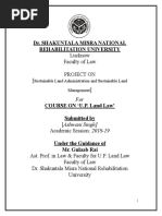 Land Law Ashwani Singh