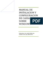 Manual de Instalacion y Configuracion de Cassandra Sobre Windows
