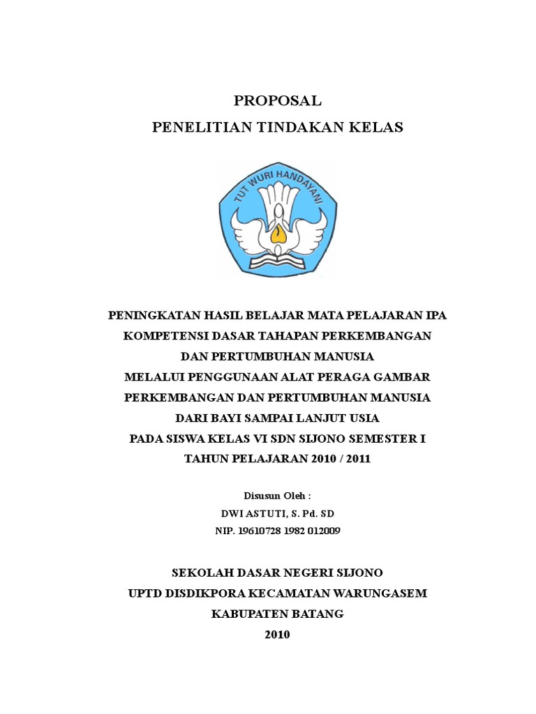 Contoh Proposal Ptk Bahasa Indonesia Kurikulum 2013 Rismax