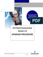 Upgrade Procedure: 375 Field Communicator