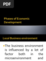 Phases of Economic Development