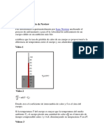 Ley Del Enfriamiento de Newtow