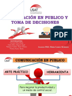 Comunicacion en Publico y Toma de Decisiones