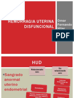 Hemorragia Uterina Disfuncional: Omar Fernando Híjar Frausto