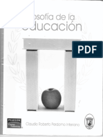 Filosofía de La Educación