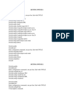 Setting Inter Vlan Routing