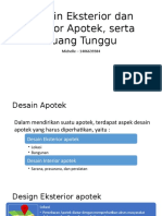 Point 3 - Bagian Chelle - Desain Eksterior Dan Interior Apotek, Serta Ruang Tunggu