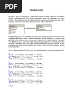 SQL SERVER Weekly Test2 Complex Questions