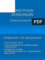 KONSTRUKSI BENDUNGAN TIPE DAN TEKNOLOGI