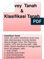 Survey Tanah & Klasifikasi Tanah