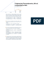 Fundamentals of Engineering Thermodynamics, 8th Ed. Problem Set 1 Corresponding To HW1