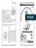 Entronizacion de La Biblia PDF