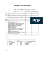 Audit Internal Pendaftaran