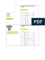 Calculo de Seccion Transversal - Momento Inercia