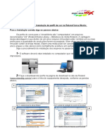 Instalação de perfis de cores no Roland VersaWorks