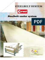 Consol Steel Belt Cooler Cooling Belt Double Belt Flaker Steel Belt Granulator