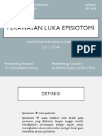 Perawatan Luka Episiotomi