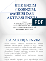 Kinetik Enzim Dan Koenzim, Inhibisi Dan Aktivasi