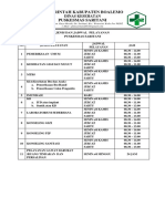 7.1.2.1 Dan 7.1.4.3 Media Informasi Jenis Dan Jadwal Pelayanan Puskesmas Saritani