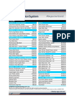 Cs Au - Pricelist