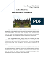 Analisis Ritual Adat (Batagak Rumah)