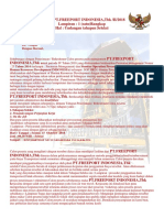 Undangan Seleksi PT Freeport Indonesia TBK PDF