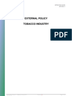 59122 SE-EXC-24 - Tobacco Industry - External Policy