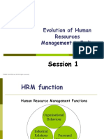Evolution of Human Resources Management in India: Session 1