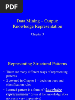 Data Mining - Output: Knowledge Representation