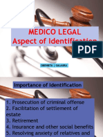 Medico Legal Aspect of Identification: Obenieta - Galaura