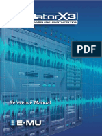 E-Mu Emulator x3 Manual PDF