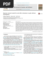 Bayesian Network Model For Task Effort Estimation in Agile Software Development