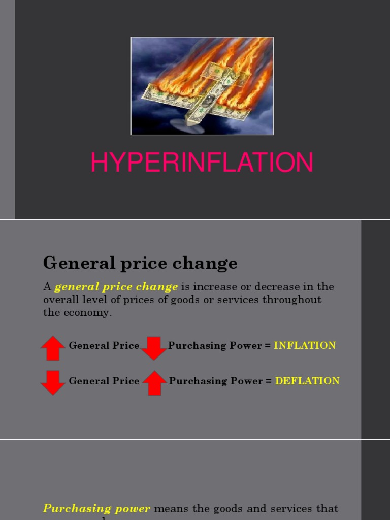 Hyperinflation PDF Historical Cost Inflation