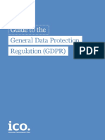 Guide To The General Data Protection Regulation GDPR 1 0