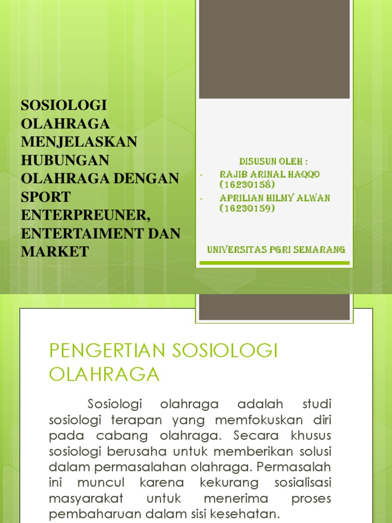 Sosiologi Olahraga