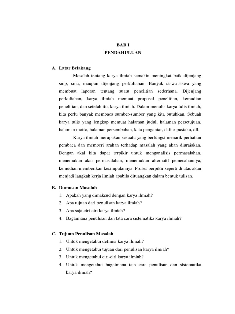 Menulis Karya Ilmiah 1